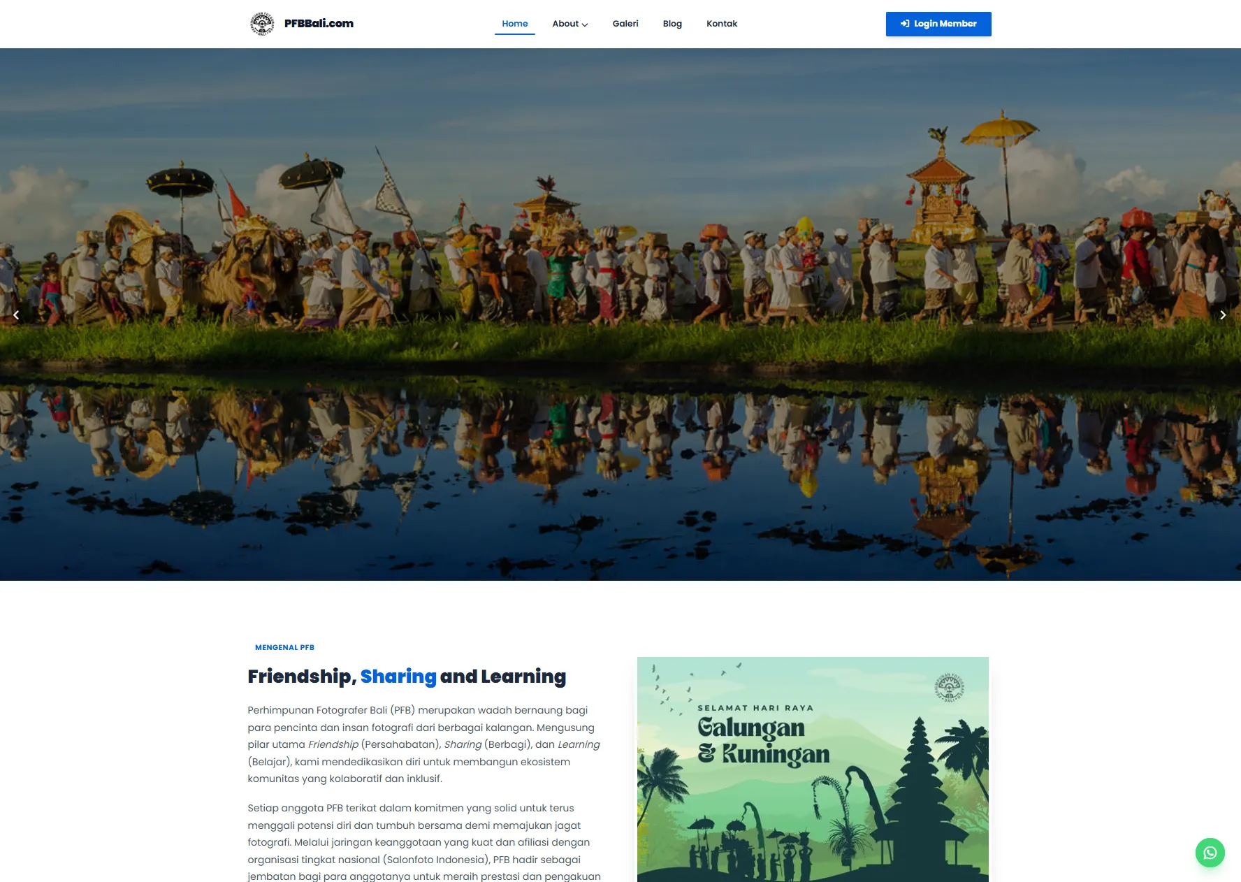 Tampilan Website